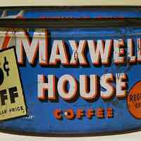 Can: Maxwell House Coffee, 1 lb., regular grind, Hoboken, n.d., ca. 1950