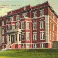 Postcard: North Hudson Hospital, Weehawken, NJ