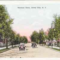 Postcard: Sherman Place, Jersey City, NJ