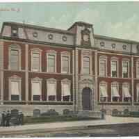 Postcard: City Hall, Hoboken, N.J., postmarked January 1913.