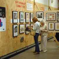 Digital images, 45, of exhibit, Hoboken in the 1970s, at HHM, Hoboken, July 1, 2007.