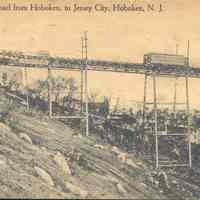 Postcard: Trolley, Hoboken, NJ