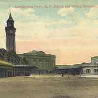 Postcard: Ferry, Hoboken, NJ