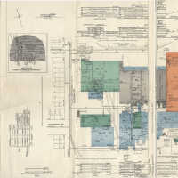          Plot plans (fire maps) of General Foods, Maxwell House Coffee, Hoboken, two site plans, 1962. picture number 4
   
