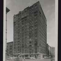 B&W Photograsph Apartment Building with Commercial Space. Woodhaven, NY