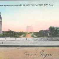 Postcard: Hudson County Park, Jersey City, NJ