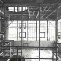 Digital image of B+W photo of former Maxwell House Coffee plant interior, Extraction Building, 1st Floor, Hoboken, 2003.
