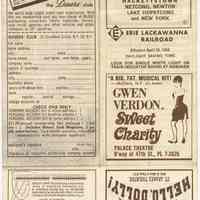          side 1, outside, cover and advertisements
   