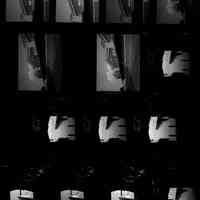 Group of twenty-six 220 black-and-white negative images of the ferry section of the Hoboken Terminal, no date, ca. 1990.