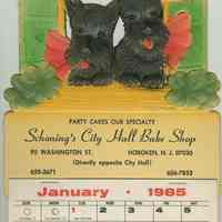 Wall calendar of Schoning