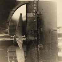 Image: S.S. Santa Marta in dry dock no. 1, United Dry Dock Co., Fletcher Plant, Hoboken, N.J., no date, ca. 1932-39.