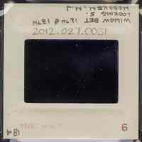          Color slide of eye-level view of row houses on Willow between 12th and 13th looking S picture number 2
   