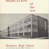 Program for the Dedication of the new Hoboken High School, Saturday, November 3, 1962.