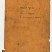 Recipes, 7, for ice cream or candy from Schnackenberg