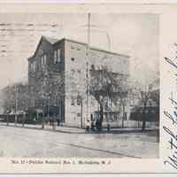 Postcard: No. 17 - Public School No. 1. Hoboken, N.J. Postmarked Hoboken, Jan. 14, 1906.