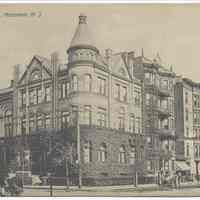 Postcard: Columbia Club, Hoboken, N.J. No date, circa 1901-1907.
