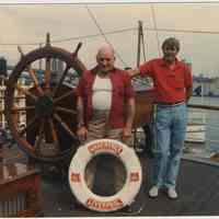 Digital images, 3, of the Wavertree, an 1885 square-rigged cargo vessel, at South Street Seaport Museum, circa 1981-1983.