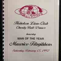 Hoboken Lions Club bound Man of the Year program honoring Maurice Fitzgibbons