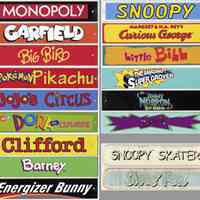          Macy's balloon storage labels or signs
   
