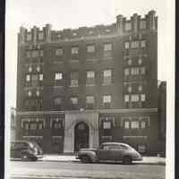 B&W photo of apartment building at 2280 John F. Kennedy Boulevard, Jersey City.
