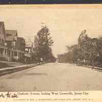 Postcard: Danforth Ave., Jersey City, NJ