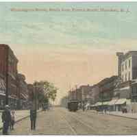 Postcard: Washington Street, South From Fourth Street, Hoboken, N.J., postmarked 1914.