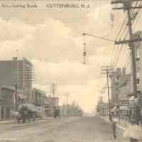 Postcard: Bergenline Ave., Guttenberg, NJ,