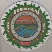 Computer mouse pad with City of Hoboken seal and text Hoboken, N.J. 1855-2005, 150 Years.