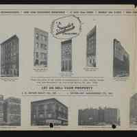 Advertising flier of property sales, resales, leases and sale leasebacks.