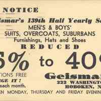 B+W Postcard: Geismar