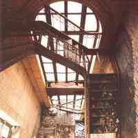          Digital image of color photo of the interior of the former Hudson & Manhattan Rail Road powerhouse, Jersey City, June, 2000. picture number 1
   