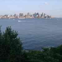 Digital images, 8, of views from Hoboken towards N.Y. City from Stevens Institute of Technology, Hoboken, August 8, 2004.