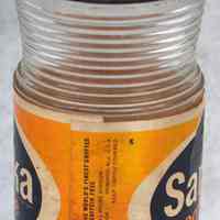          4 left from front; company name and Hoboken location
   