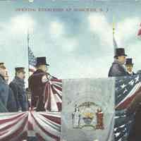 Postcard: Railroad, Hoboken, NJ