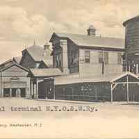 Postcard: West Shore Ferry, Weehawken, NJ