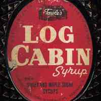          Bottle: Towle's Log Cabin Syrup. 12 oz. General Foods Corp. Distributors, Hoboken, N.J. N.d., ca. 1950-1960. picture number 4
   