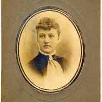 Digital image of photo of Mary Durstewitz, Hoboken, no date, circa 1890-1900.