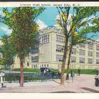 Postcard: Lincoln High School, Jersey City, NJ