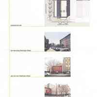 Architectural plans & views submitted to HHPC, June, 2004 for 52 Washington St., Eastview office building.