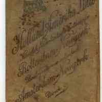 Wallet, ticket: Holland-America Line; Holland-Amerika Linie, no date, circa 1896-1908.