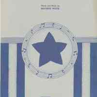 Sheet music: I Was Born in Hoboken. Words & Music by Mathew White. Copyright 1945. Nordyke Publishing Co., Hollywood, Ca.