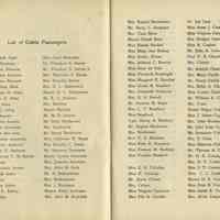          pp [2-3] List of Cabin Passengers
   