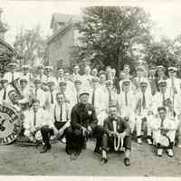 B+W photo of Hoboken Aerie, No. 603 (F.O.E.) Military Band, Hoboken, n.d., ca. 1910-1920.