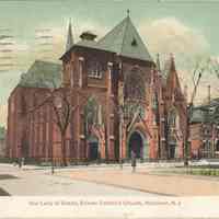 Color Postcard: Church of Our Lady of Grace, Hoboken, NJ, 1907