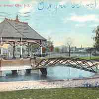 Postcard: Lafayette Park, Jersey City, NJ