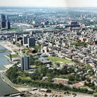          Color aerial photograph of Hoboken looking southwest, Memorial Day, 1998. picture number 7
   