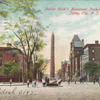Postcard: Paulus Hook Monument, Jersey City, NJ