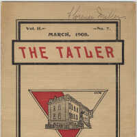          Periodical: The Tatler, Volume II, No. 7, March 1908. Published Monthly at the Hoboken High School. picture number 12
   