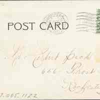          B+W Postcard: Atlantic Yacht Club House, Hoboken, NJ, 1907 picture number 2
   