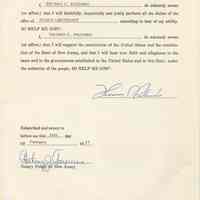 Digital images of documents: letter of appointment by Mayor Steve Cappiello of Police Lieutenant Thomas C. Palumbo, 1977.